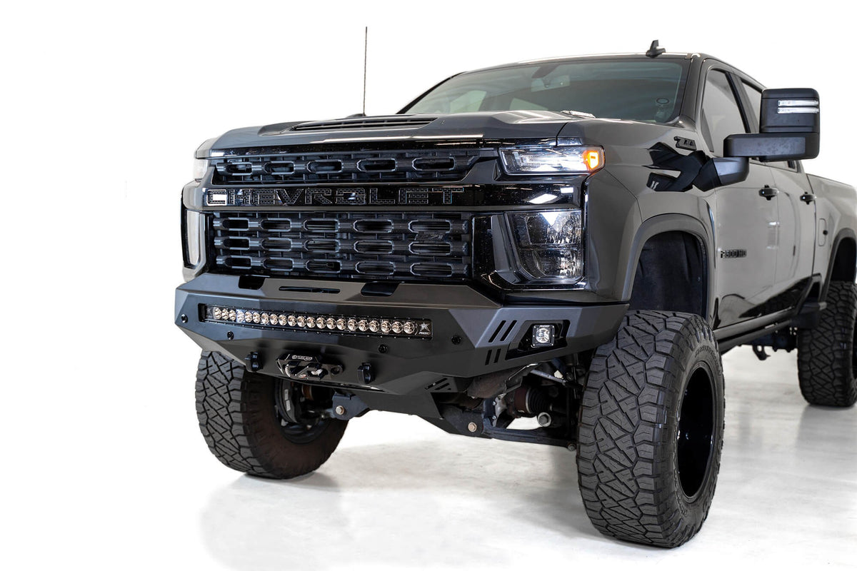 2020-2023 Chevrolet Silverado 2500/3500 Stealth Fighter Front Bumper - Addictive Desert Designs F271202890103 - view 9