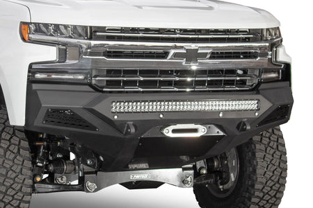 2019-2022 Chevrolet Silverado 1500 Stealth Fighter Front Bumper With Winch Mount - Addictive Desert Designs F441423030103