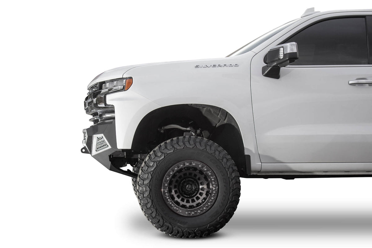 2019-2022 Chevrolet Silverado 1500 Stealth Fighter Front Bumper With Winch Mount - Addictive Desert Designs F441423030103 - view 2