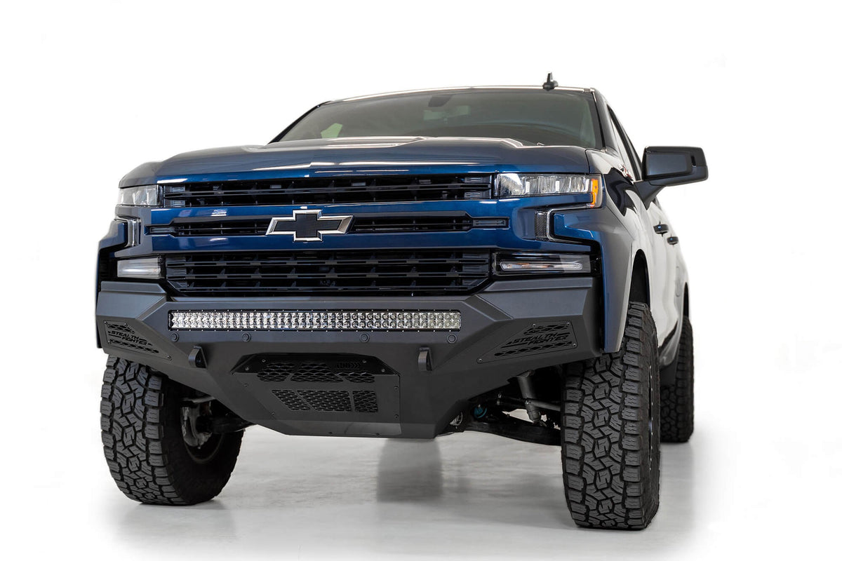 2019-2022 Chevrolet Silverado 1500 Stealth Fighter Front Bumper - Addictive Desert Designs F441763030103 - view 2