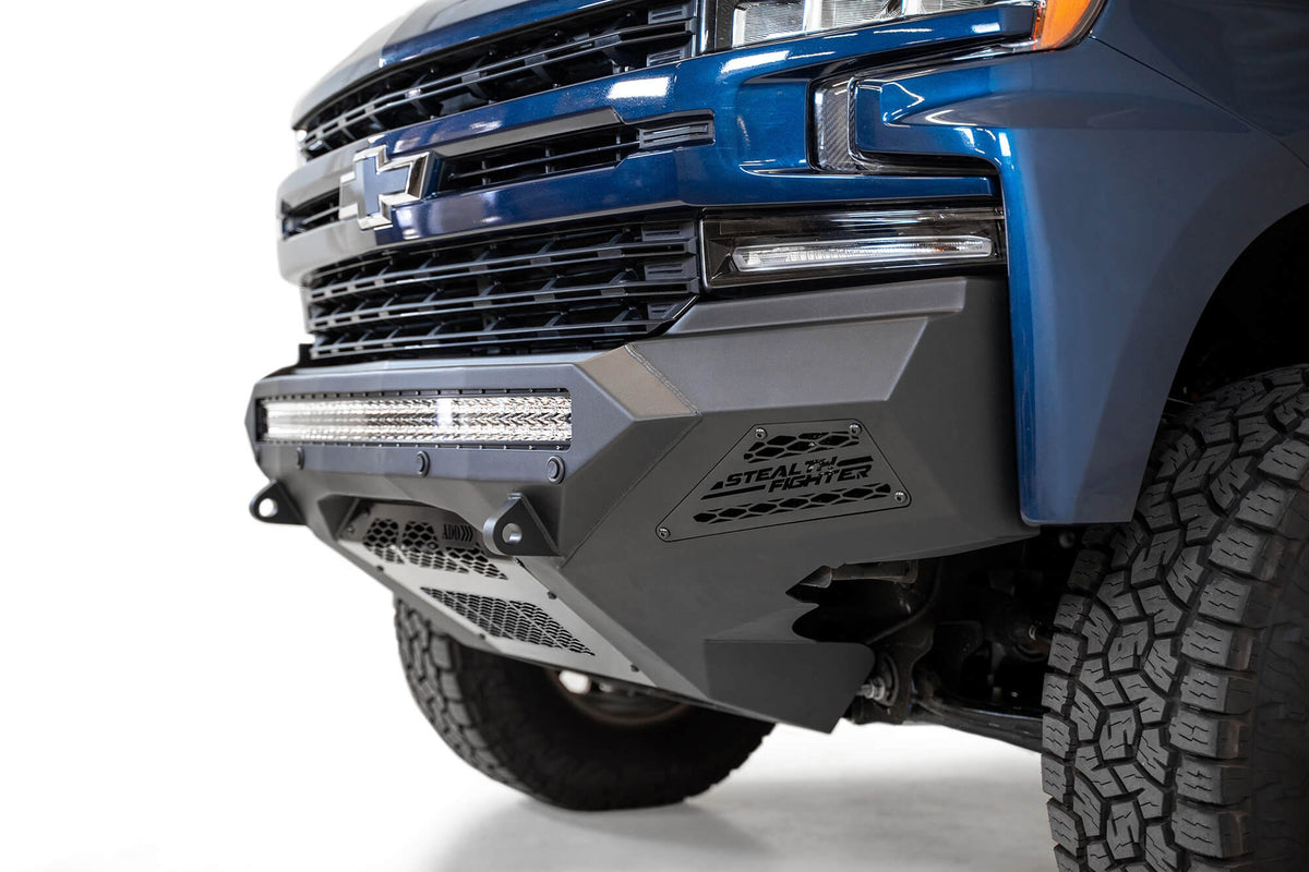 2019-2022 Chevrolet Silverado 1500 Stealth Fighter Front Bumper - Addictive Desert Designs F441763030103 - view 6