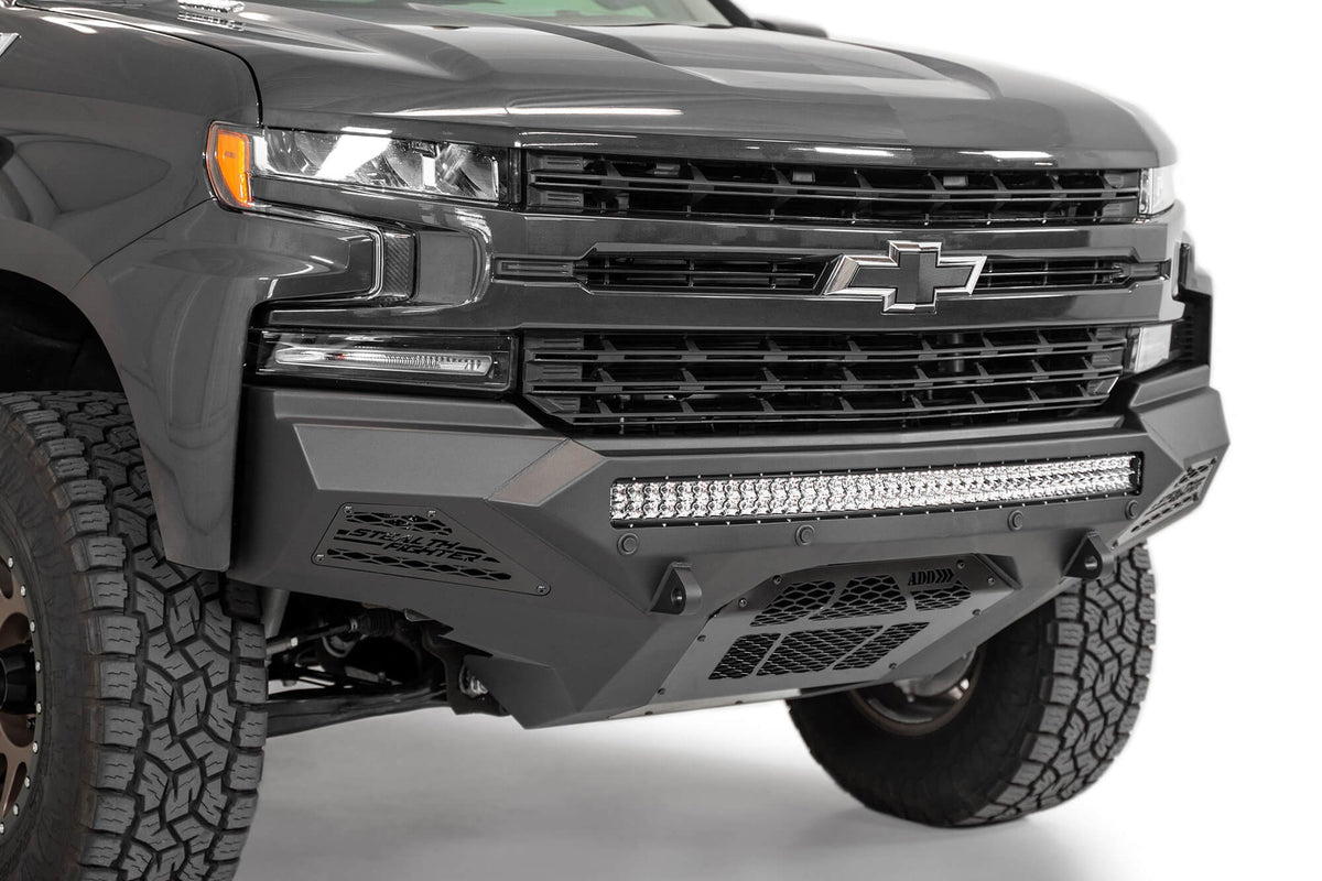 2019-2022 Chevrolet Silverado 1500 Stealth Fighter Front Bumper - Addictive Desert Designs F441763030103 - view 10