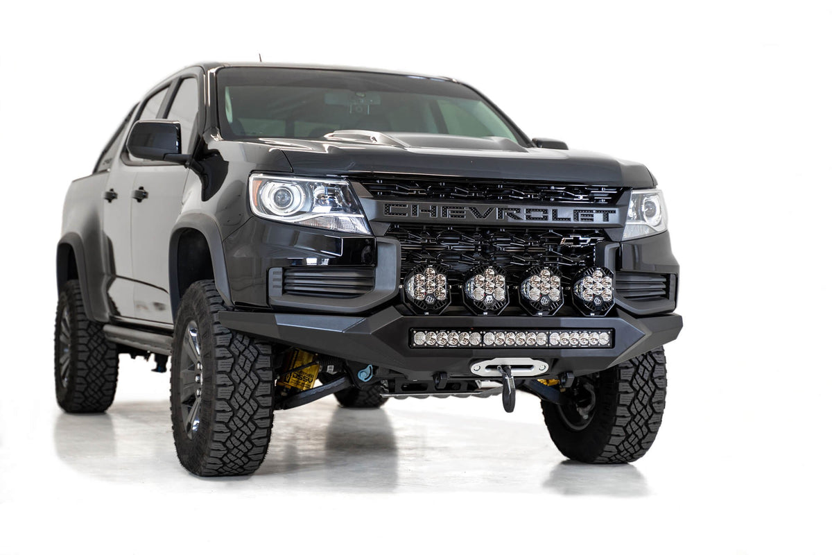 2021-2022 Chevrolet Colorado ZR2 Stealth Fighter Front Bumper - Addictive Desert Designs F451202190103 - view 3