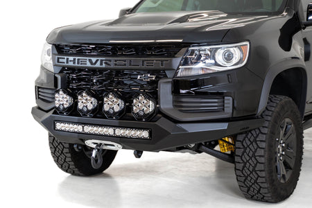 2021-2022 Chevrolet Colorado ZR2 Stealth Fighter Front Bumper - Addictive Desert Designs F451202190103 - view 4