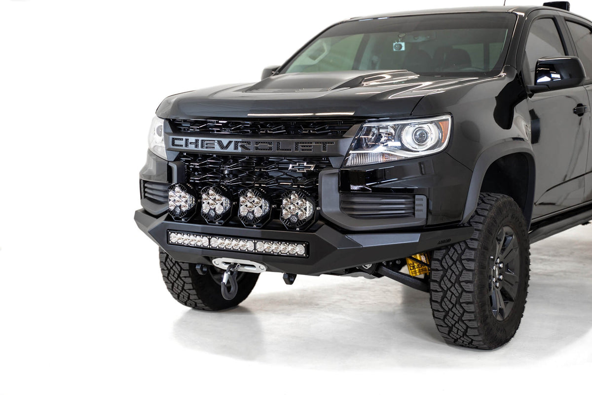 2021-2022 Chevrolet Colorado ZR2 Stealth Fighter Front Bumper - Addictive Desert Designs F451202190103 - view 7