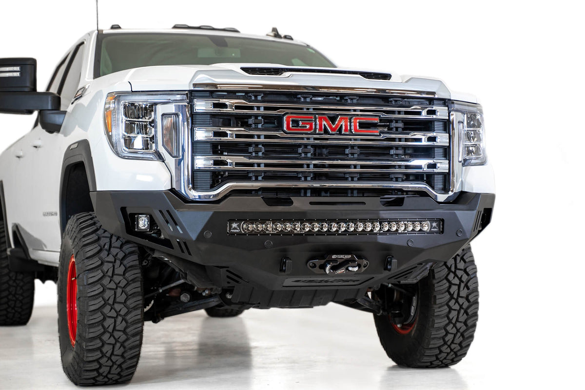 2020-2023 GMC Sierra 2500 3500 Stealth Figther Front Bumper - Addictive Desert Designs F461403030103 - view 7