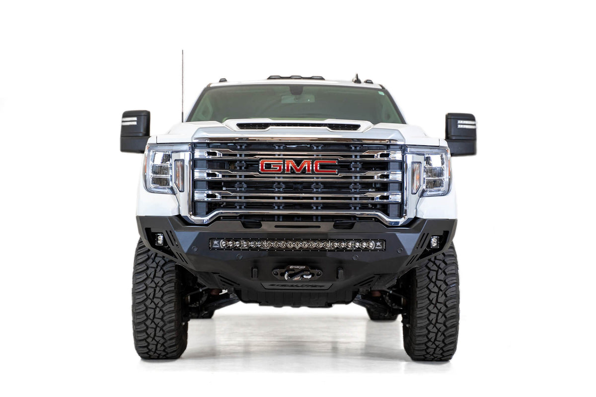 2020-2023 GMC Sierra 2500 3500 Stealth Figther Front Bumper - Addictive Desert Designs F461403030103 - view 9