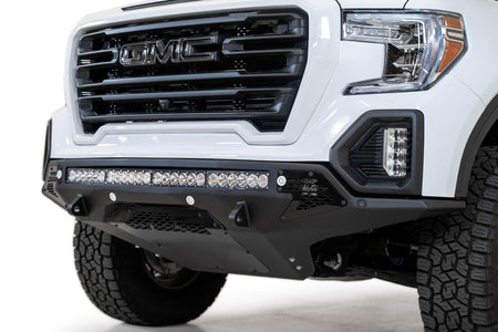 2019-2022 GMC Sierra 1500 Stealth Fighter Front Bumper Universal mounts for up to 10 cube lights or a 40 Inch light bar - Addictive Desert Designs F471763030103