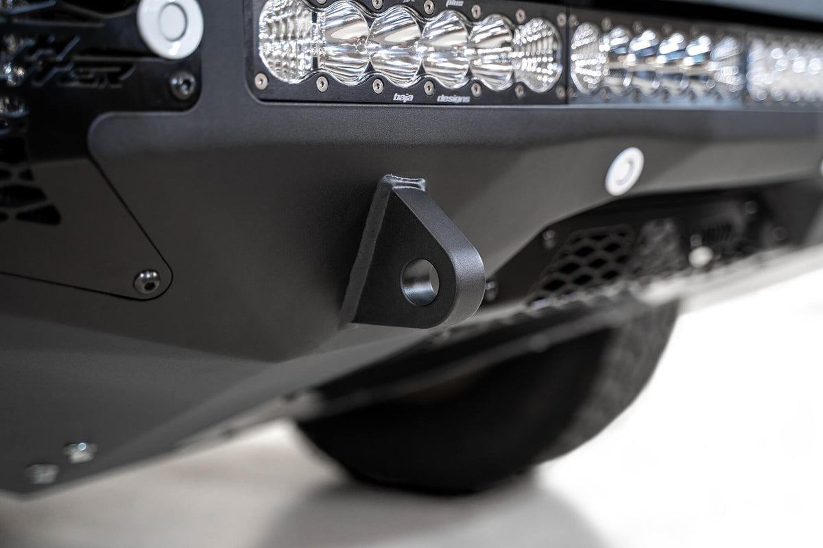 2019-2022 GMC Sierra 1500 Stealth Fighter Front Bumper Universal mounts for up to 10 cube lights or a 40 Inch light bar - Addictive Desert Designs F471763030103 - view 5