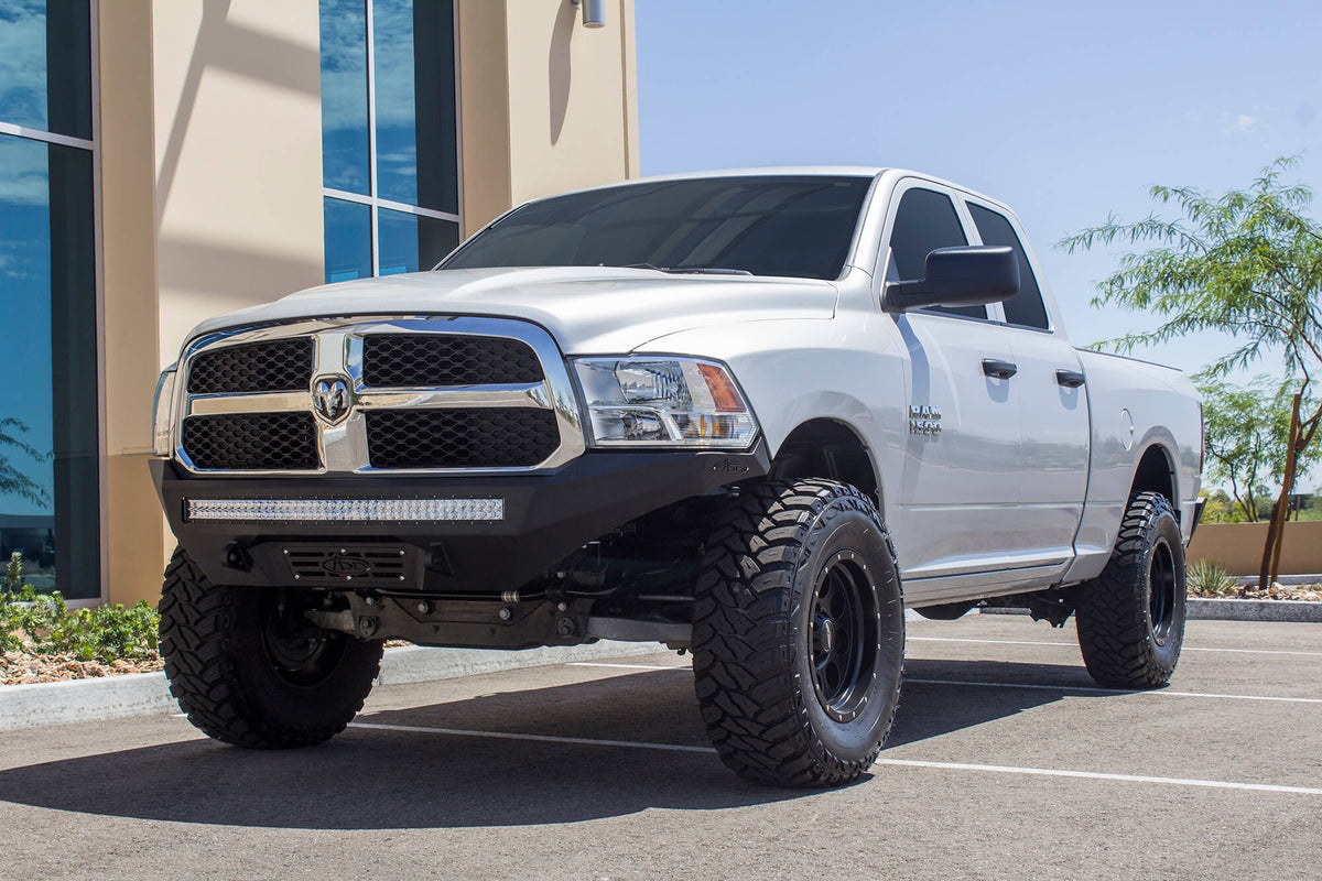 2013-2018 Dodge RAM 1500 Stealth Fighter Front Bumper - Addictive Desert Designs F501192770103 - view 2