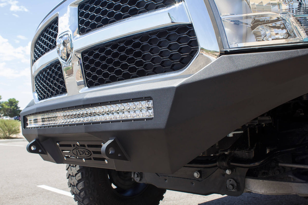 2013-2018 Dodge RAM 1500 Stealth Fighter Front Bumper - Addictive Desert Designs F501192770103 - view 5