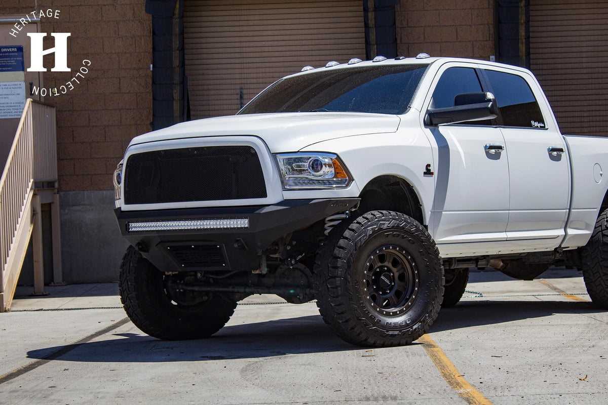 2010-2018 Dodge RAM 2500, 3500 Stealth Fighter Front Bumper - Addictive Desert Designs F511182770103