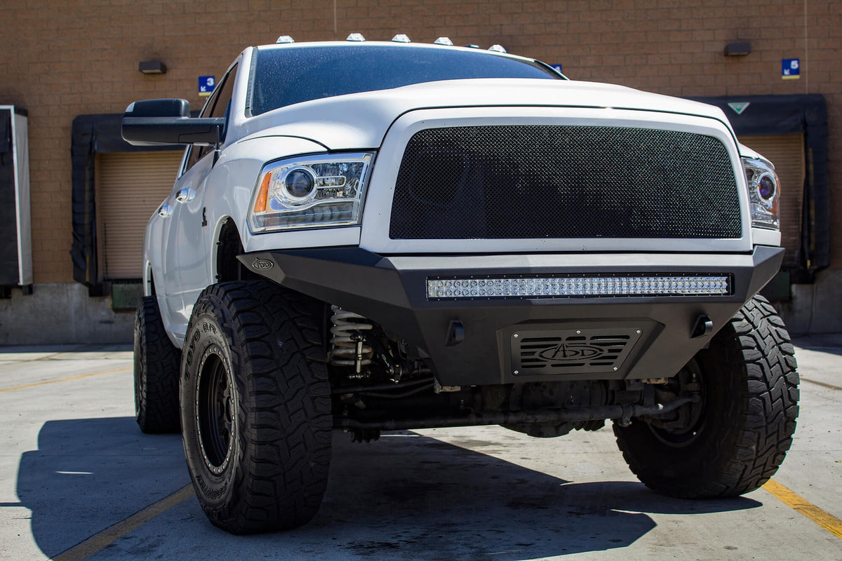 2010-2018 Dodge RAM 2500, 3500 Stealth Fighter Front Bumper - Addictive Desert Designs F511182770103 - view 4