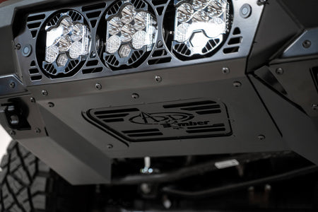 2019-2025 RAM 2500 3500 Bomber Front Bumper Mounts for three Baja Design's LP6 round lights - Addictive Desert Designs F560014100103 - view 9
