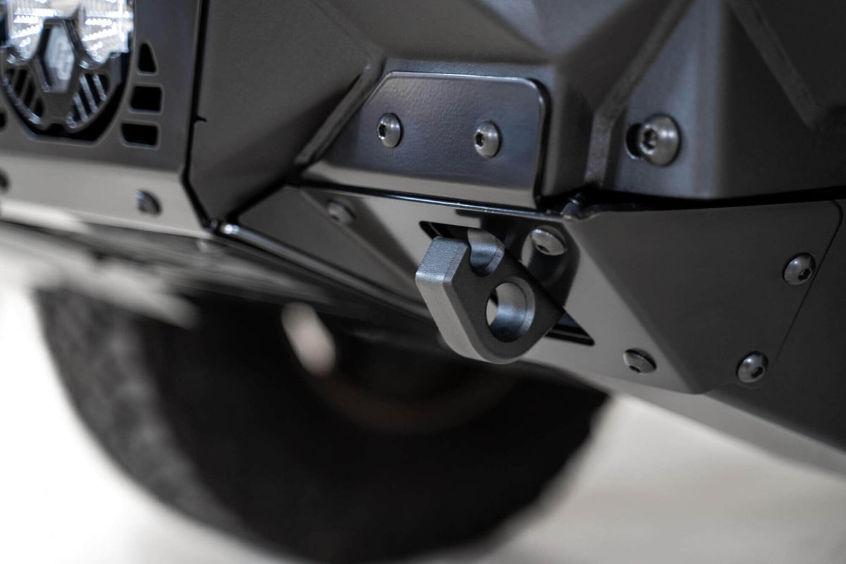 2019-2025 RAM 2500 3500 Bomber Front Bumper Mounts for three Baja Design's LP6 round lights - Addictive Desert Designs F560014100103 - view 10