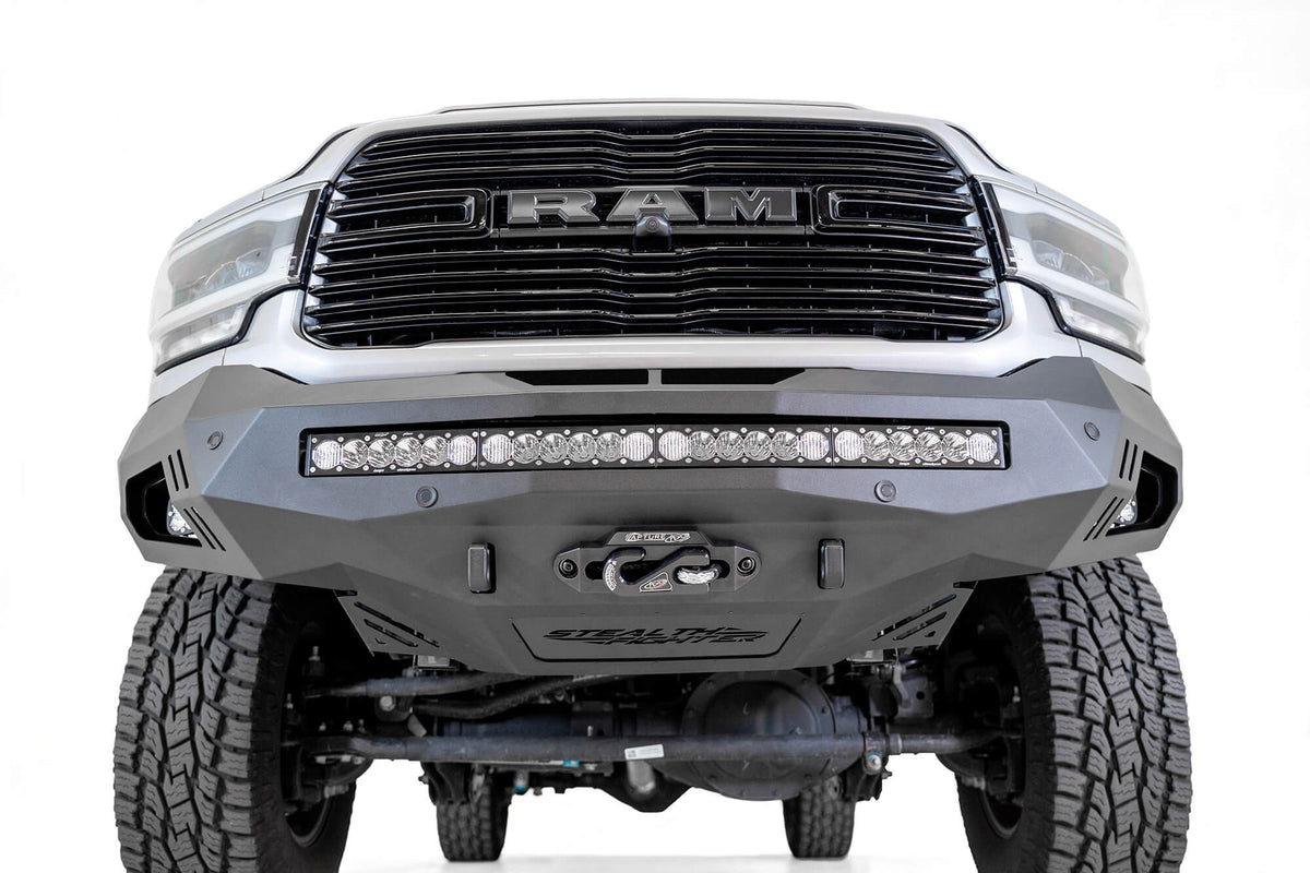 2019-2025 RAM 2500/3500 Stealth Fighter Front Bumper - Addictive Desert Designs F561423030103 - view 10