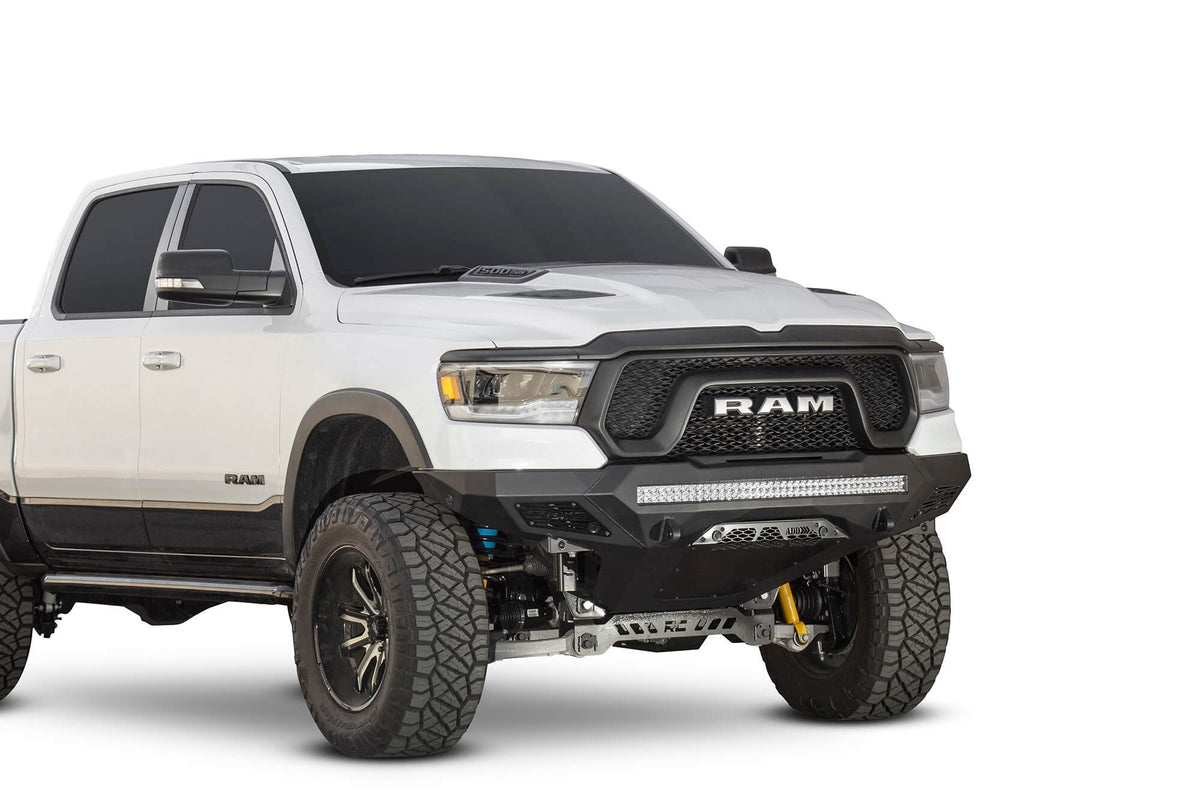 2019-2024 RAM Rebel 1500 Stealth Fighter Front Bumper - Addictive Desert Designs F611402770103 - view 4