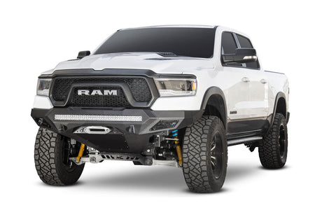 2019-2024 RAM Rebel 1500 Stealth Fighter Front Bumper With Winch Mount - Addictive Desert Designs F611422770103 - view 4