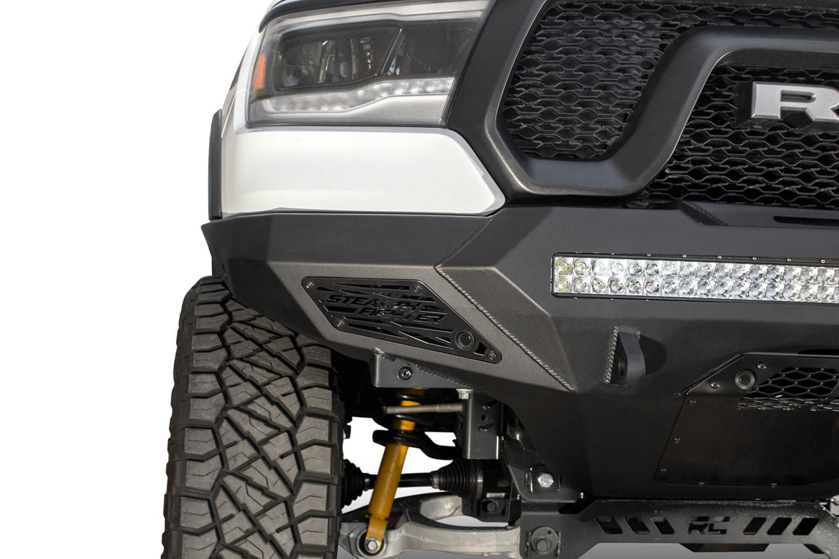 2019-2024 RAM Rebel 1500 Stealth Fighter Front Bumper With Winch Mount - Addictive Desert Designs F611422770103 - view 5