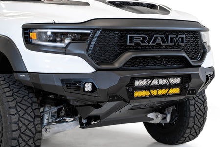 2021-2024 RAM 1500 TRX Bomber Front Bumper Mounts for two 20 Inch light bars - Addictive Desert Designs F620012140103