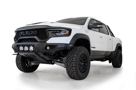 2021-2024 RAM 1500 TRX Bomber Front Bumper Mounts for 3 Baja Designs LP6 round lights - Addictive Desert Designs F620014100103 - view 8