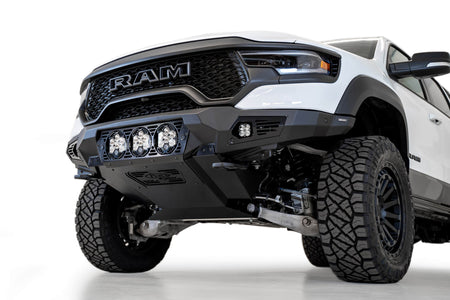 2021-2024 RAM 1500 TRX Bomber Front Bumper Mounts for 3 Baja Designs LP6 round lights - Addictive Desert Designs F620014100103 - view 9