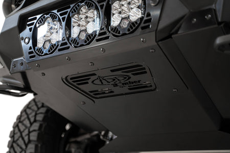 2021-2024 RAM 1500 TRX Bomber Front Bumper Mounts for 3 Baja Designs LP6 round lights - Addictive Desert Designs F620014100103 - view 10