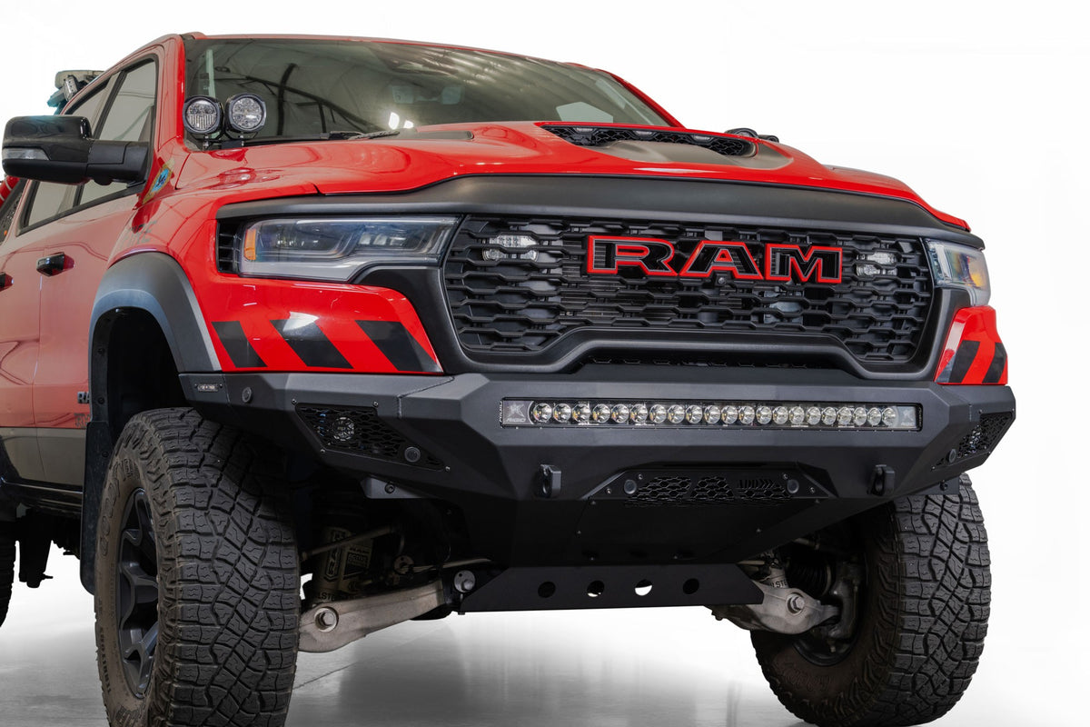 2025 Ram RHO Stealth Fighter Front Bumper - Addictive Desert Designs F630153030103