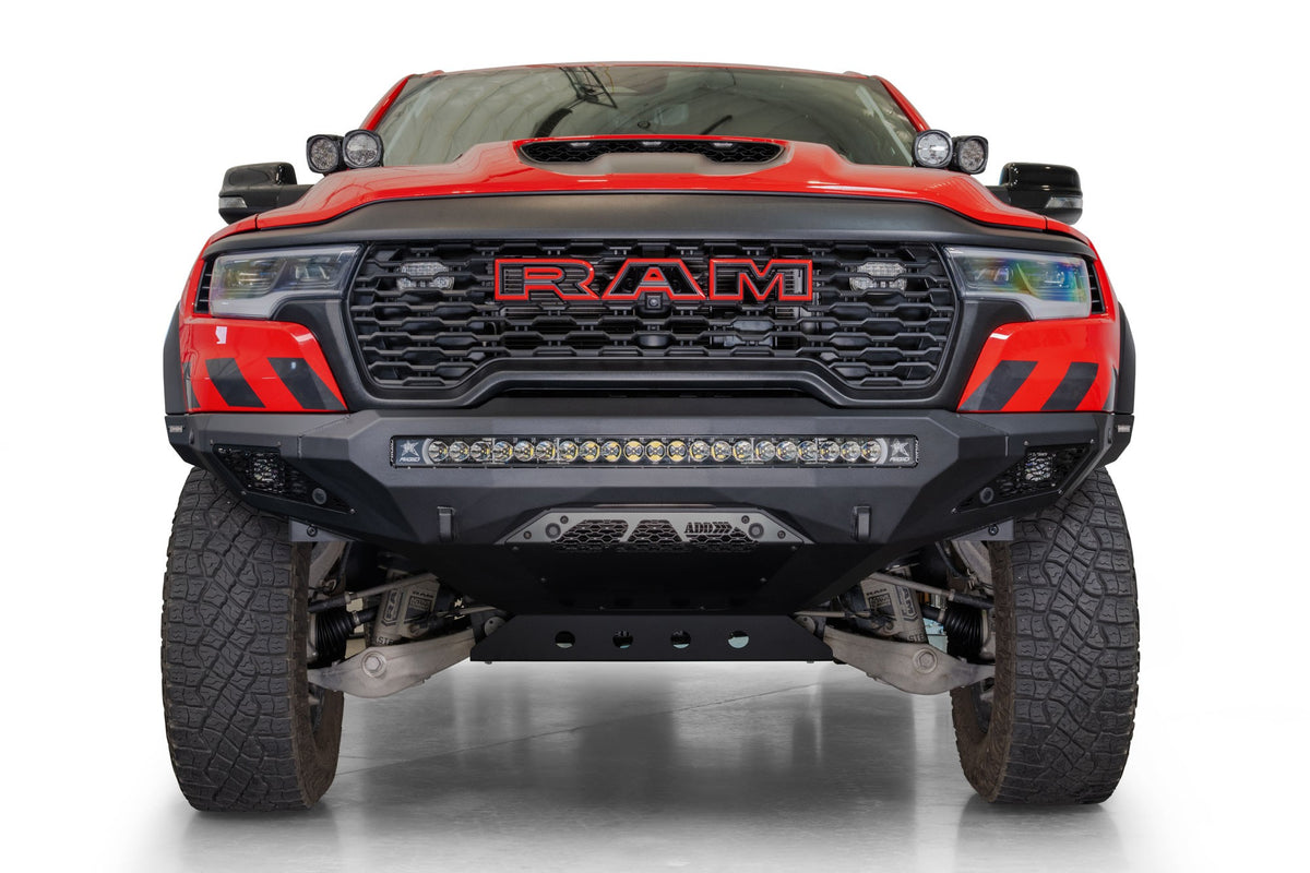 2025 Ram RHO Stealth Fighter Front Bumper - Addictive Desert Designs F630153030103 - view 3