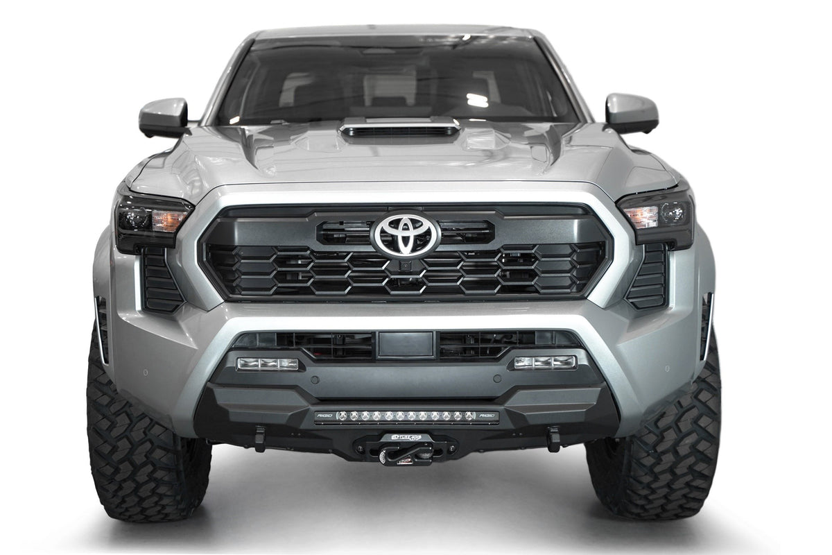 2024-2026 Toyota Tacoma Stealth Center Mount Winch Front Bumper - Addictive Desert Designs F6703412601NA - view 4