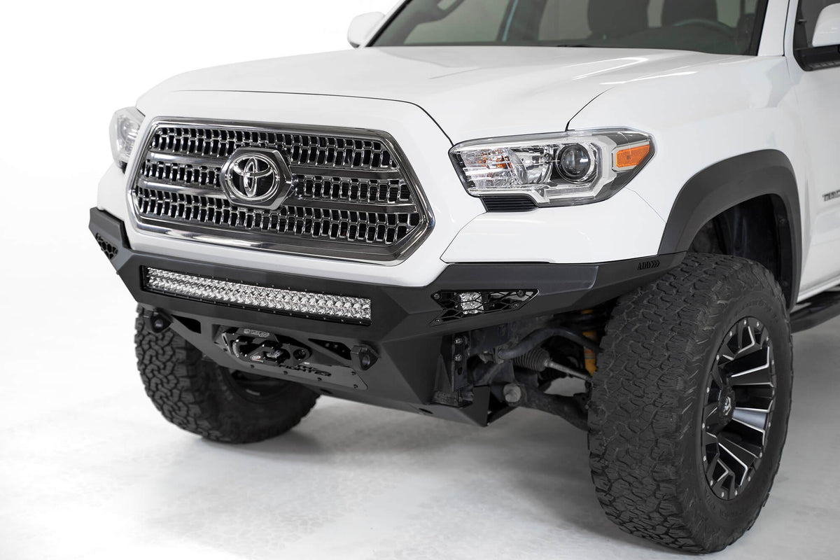 2016-2023 Toyota Tacoma Stealth Fighter Front Bumper - Addictive Desert Designs F681202200103 - view 4
