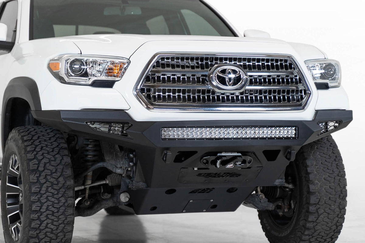 2016-2023 Toyota Tacoma Stealth Fighter Front Bumper - Addictive Desert Designs F681202200103 - view 5
