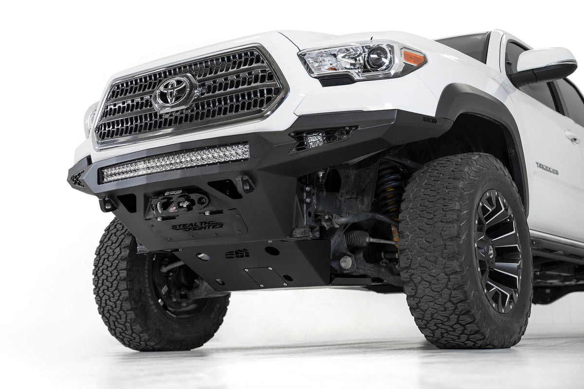 2016-2023 Toyota Tacoma Stealth Fighter Front Bumper - Addictive Desert Designs F681202200103 - view 7