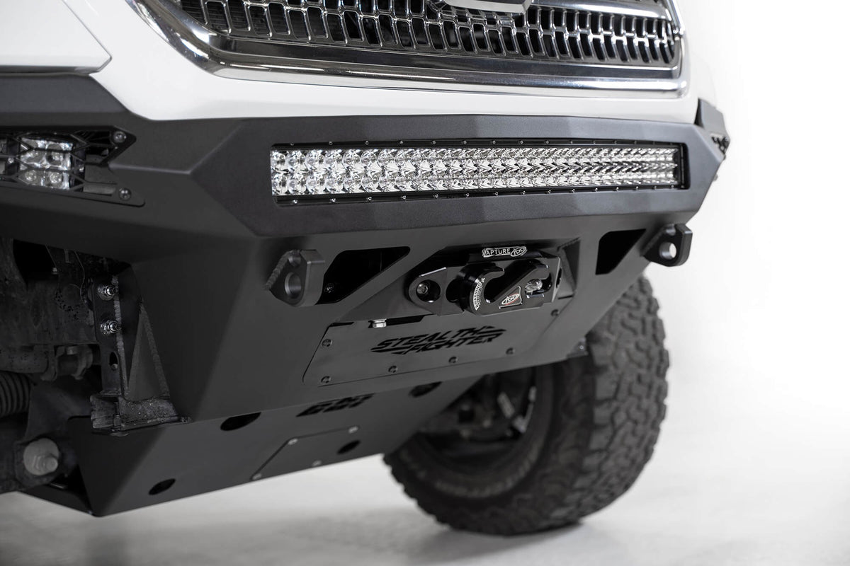 2016-2023 Toyota Tacoma Stealth Fighter Front Bumper - Addictive Desert Designs F681202200103 - view 8