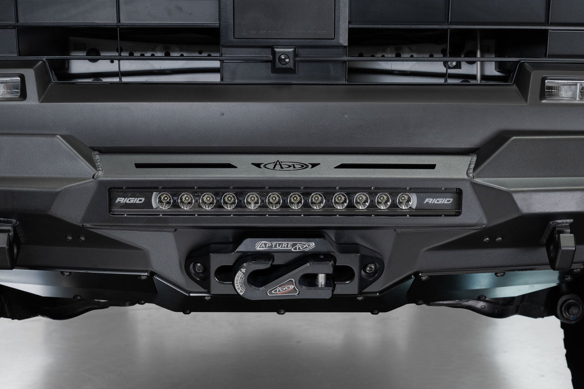 2025 Toyota 4Runner Stealth Center Mount Front Bumper with Top Hoop - Addictive Desert Designs F710353070103 - view 3