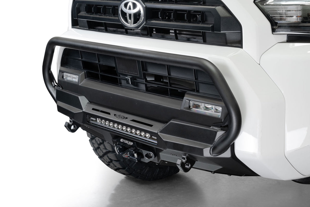 2025 Toyota 4Runner Stealth Center Mount Front Bumper with Top Hoop - Addictive Desert Designs F710353070103 - view 7