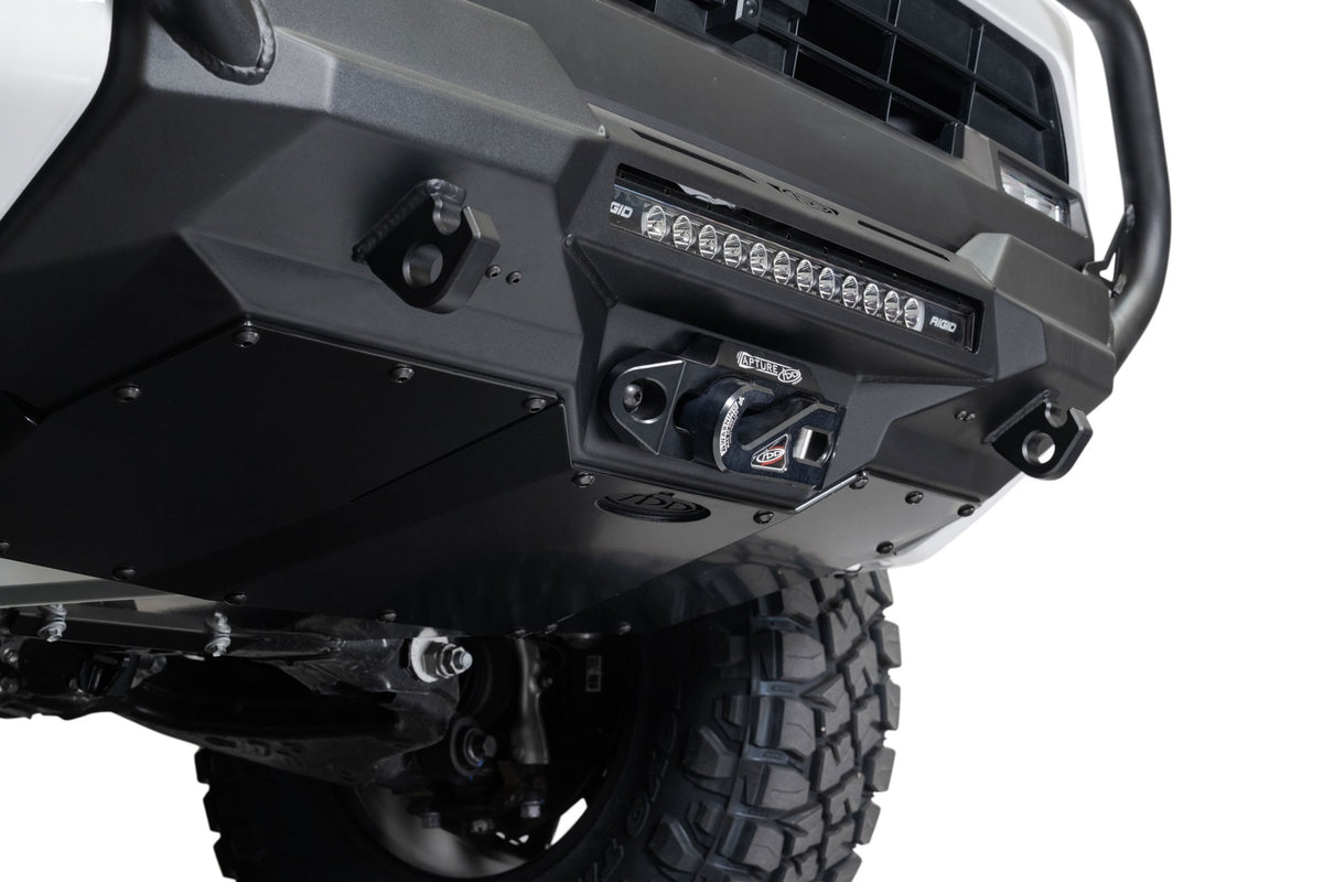 2025 Toyota 4Runner Stealth Center Mount Front Bumper with Top Hoop - Addictive Desert Designs F710353070103 - view 9