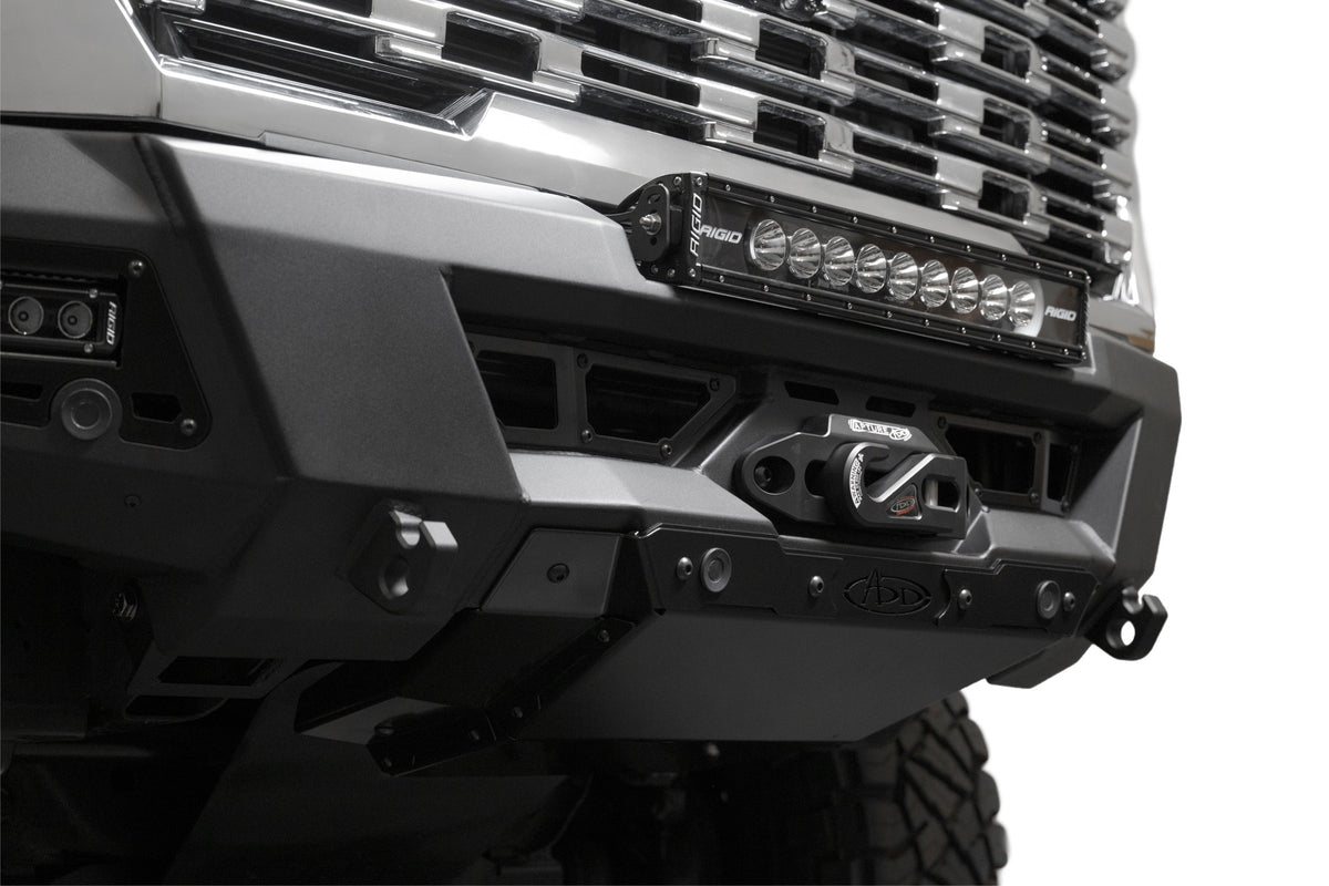 2024-2026 GMC Sierra 2500/3500 HD Phantom Winch Front Bumper - Addictive Desert Designs F730335070103 - view 6