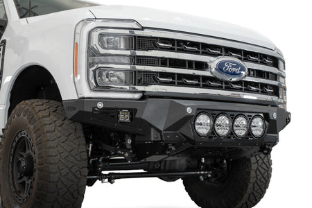 2023-2026 Ford Super Duty F-250 F-350 Bomber Front Bumper Recessed Mounts for 4 Rigid 360 Lights in Center - Addictive Desert Designs F810014110103 - view 4