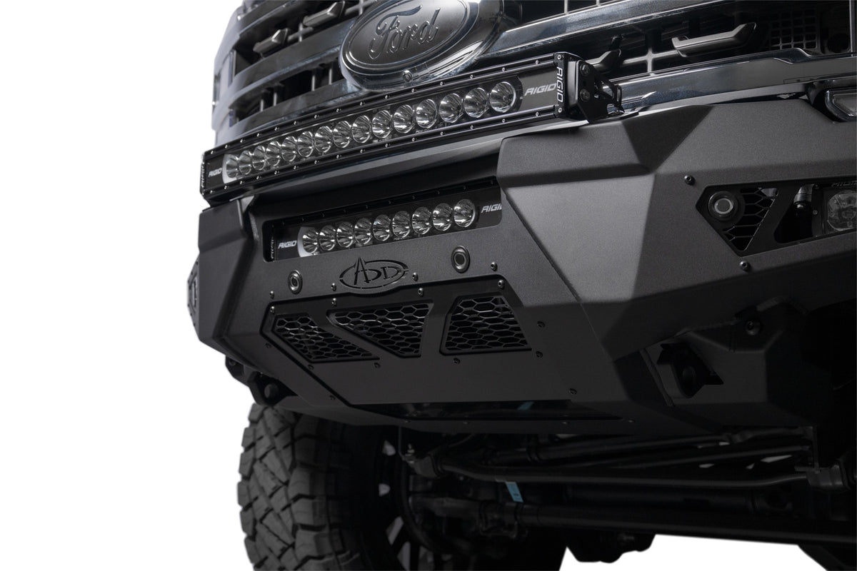 2023-2026 Ford Super Duty Honeybadger Front Bumper - Addictive Desert Designs F810211770103 - view 2