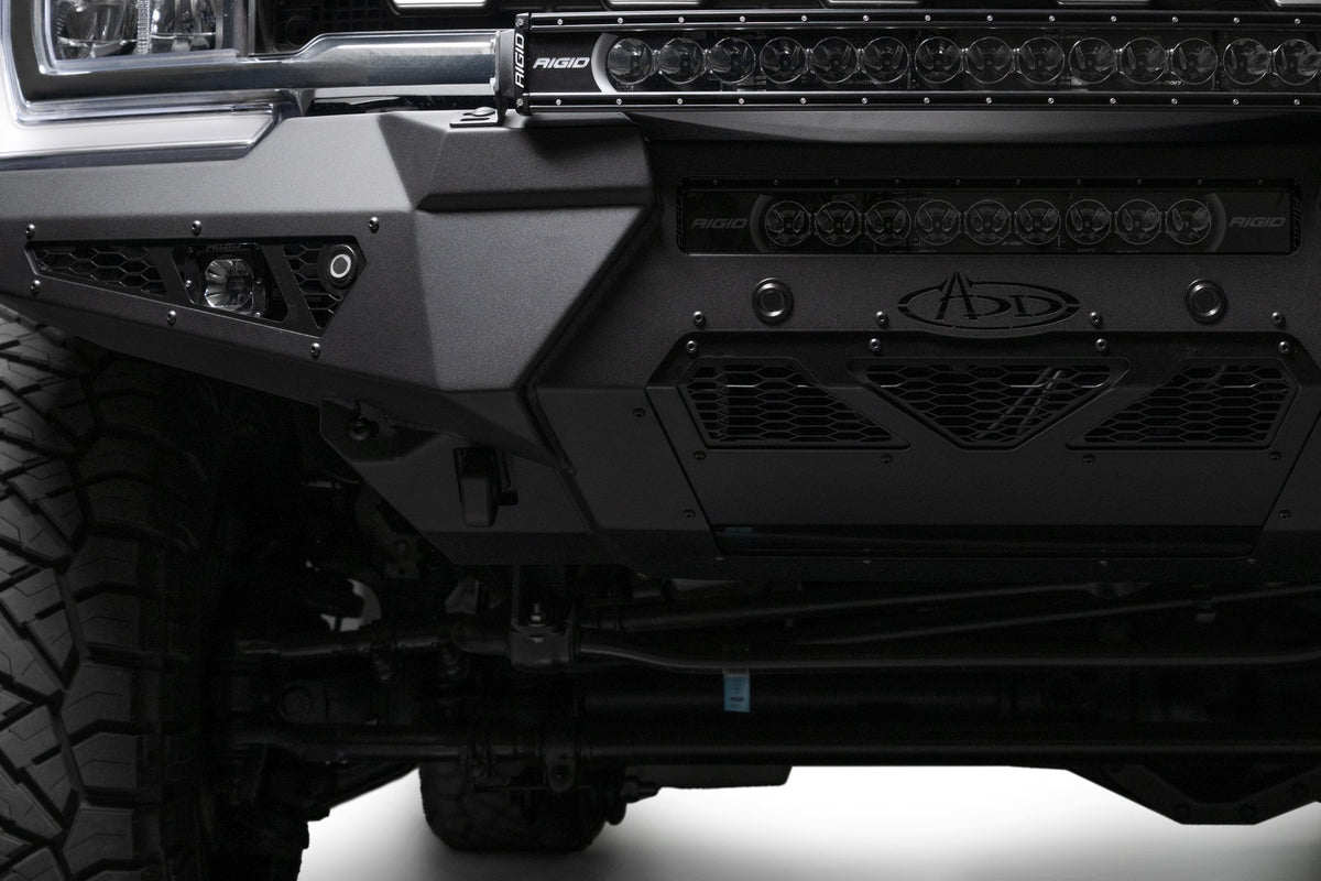 2023-2026 Ford Super Duty HoneyBadger Front Bumper w/ Top Hoop - Addictive Desert Designs F810221770103 - view 5