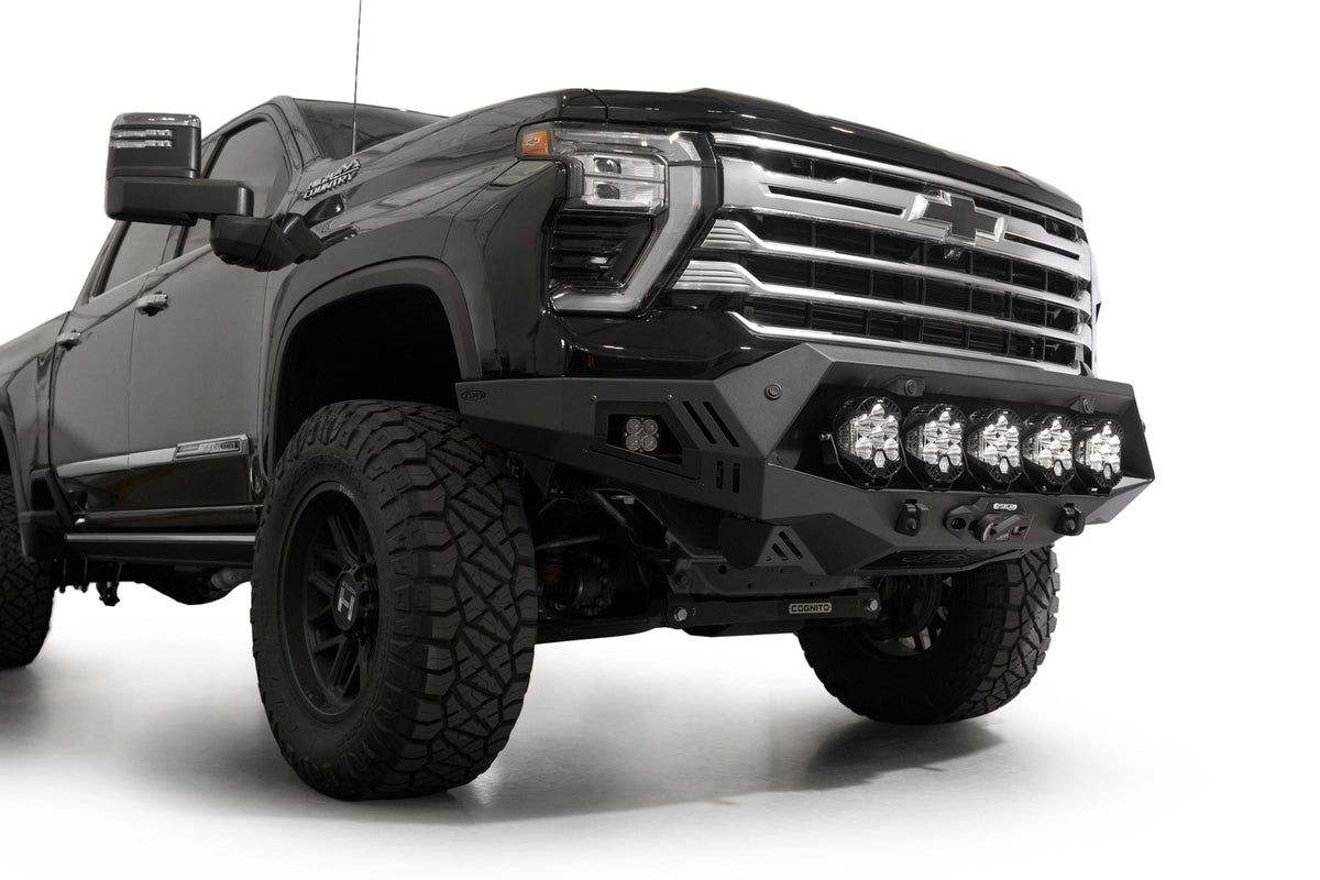 2024-2026 Chevrolet Silverado 2500, 3500 Bomber HD Front Bumper - Addictive Desert Designs F820043500103