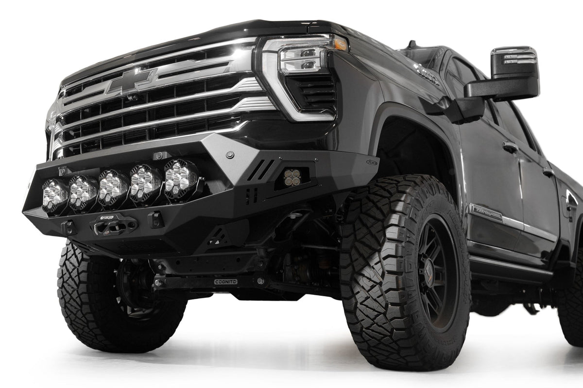 2024-2026 Chevrolet Silverado 2500, 3500 Bomber HD Front Bumper - Addictive Desert Designs F820043500103 - view 2