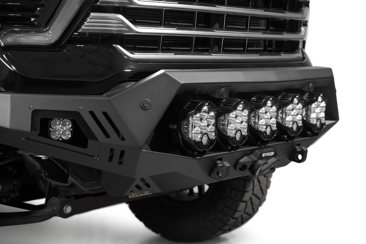 2024-2026 Chevrolet Silverado 2500, 3500 Bomber HD Front Bumper - Addictive Desert Designs F820043500103 - view 9