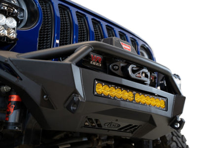 2018-2026 Jeep JL JLU JT Wrangler, Gladiator Stealth Fighter Front Bumper - Addictive Desert Designs F960272110103