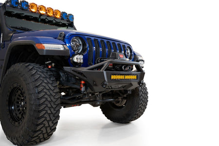 2018-2026 Jeep JL JLU JT Wrangler, Gladiator Stealth Fighter Front Bumper - Addictive Desert Designs F960272110103 - view 5