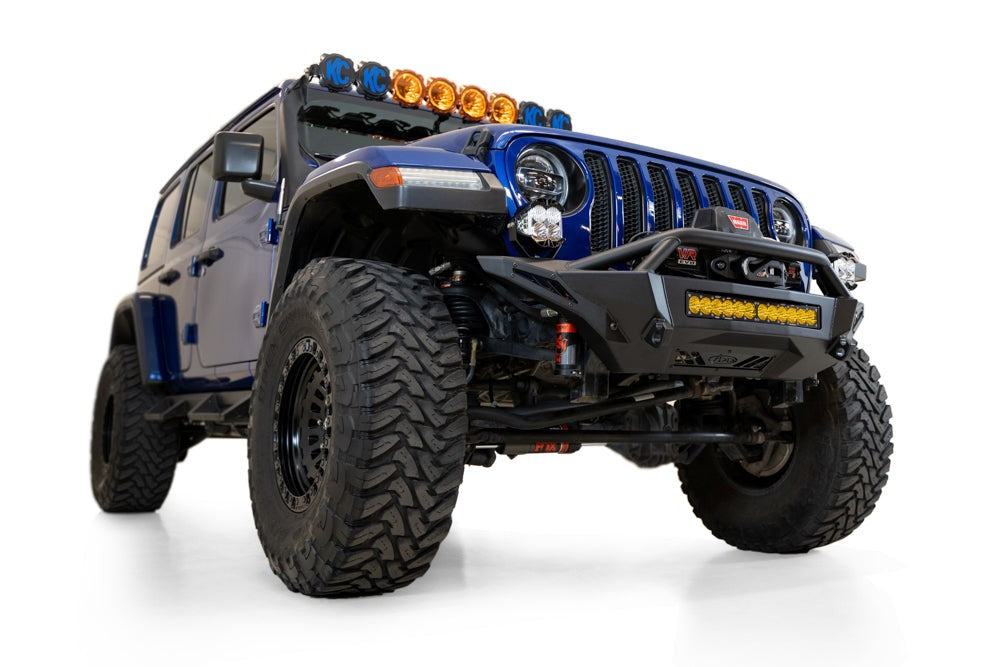 2018-2026 Jeep JL JLU JT Wrangler, Gladiator Stealth Fighter Front Bumper - Addictive Desert Designs F960272110103 - view 6