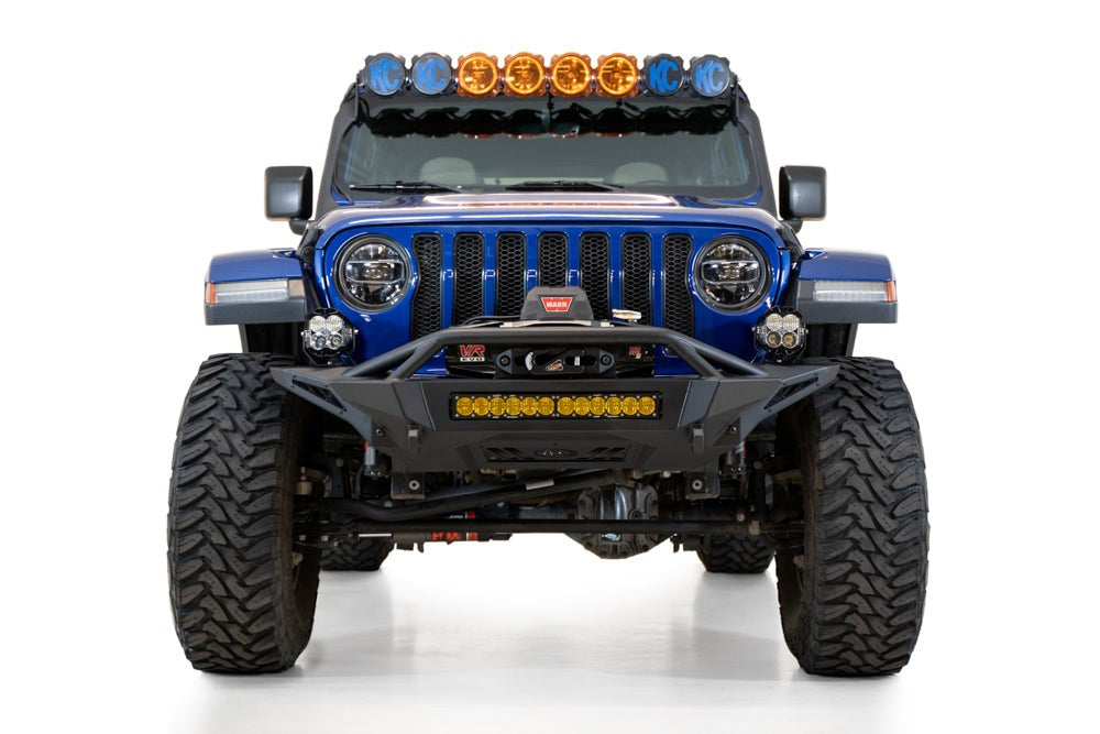 2018-2026 Jeep JL JLU JT Wrangler, Gladiator Stealth Fighter Front Bumper - Addictive Desert Designs F960272110103 - view 7