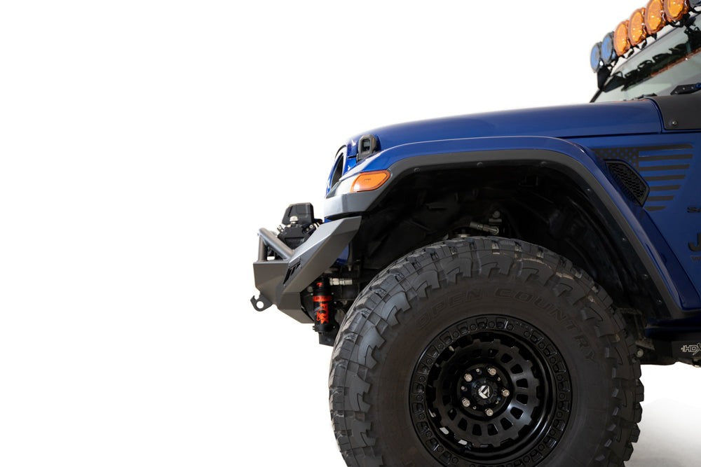 2018-2026 Jeep JL JLU JT Wrangler, Gladiator Stealth Fighter Full Width Front Bumper - Addictive Desert Designs F960292110103 - view 4