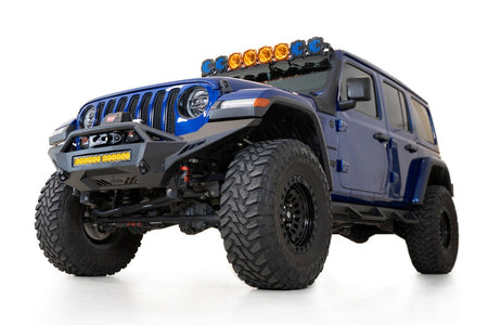 2018-2026 Jeep JL JLU JT Wrangler, Gladiator Stealth Fighter Full Width Front Bumper - Addictive Desert Designs F960292110103 - view 5